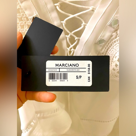 Marciano White Sleeveless Woman’s Top - Picture 4 of 4